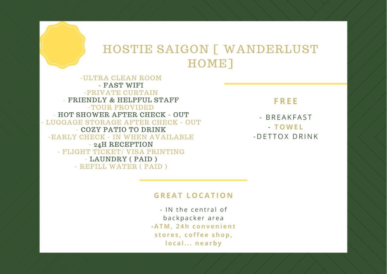 Hostie Saigon Wanderlust Hotel